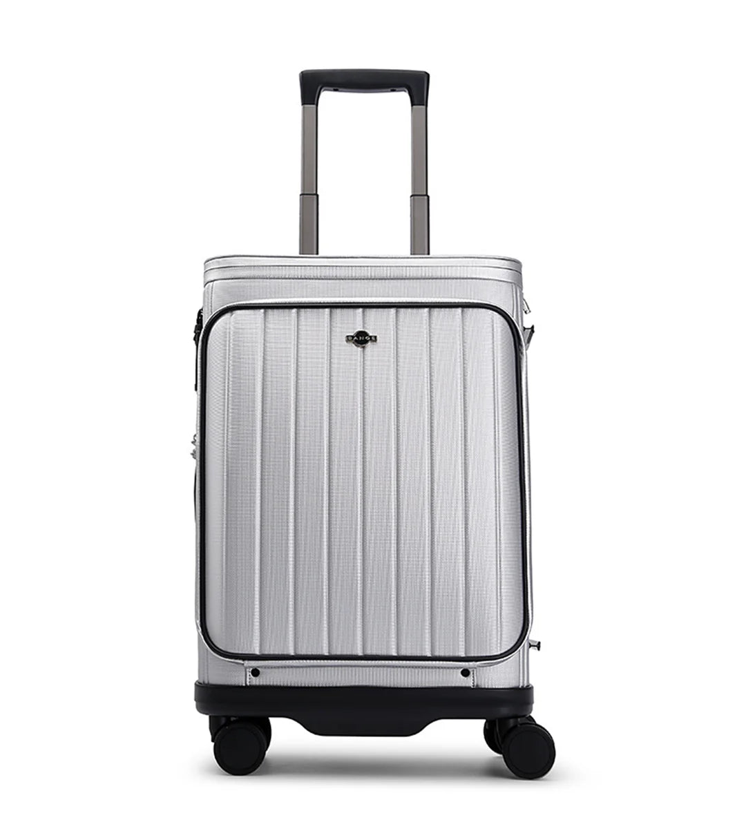 feilario 20in Luxury Hardshell Carry-On Luggage, Microfiber PC Spinner Wheels Airline-Approved Suitcase with TSA-Approved Lock for Effortless Travel