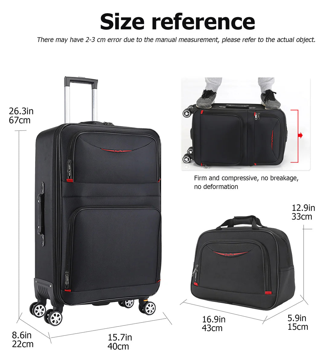 Oxford Business Spinner Luggage Set